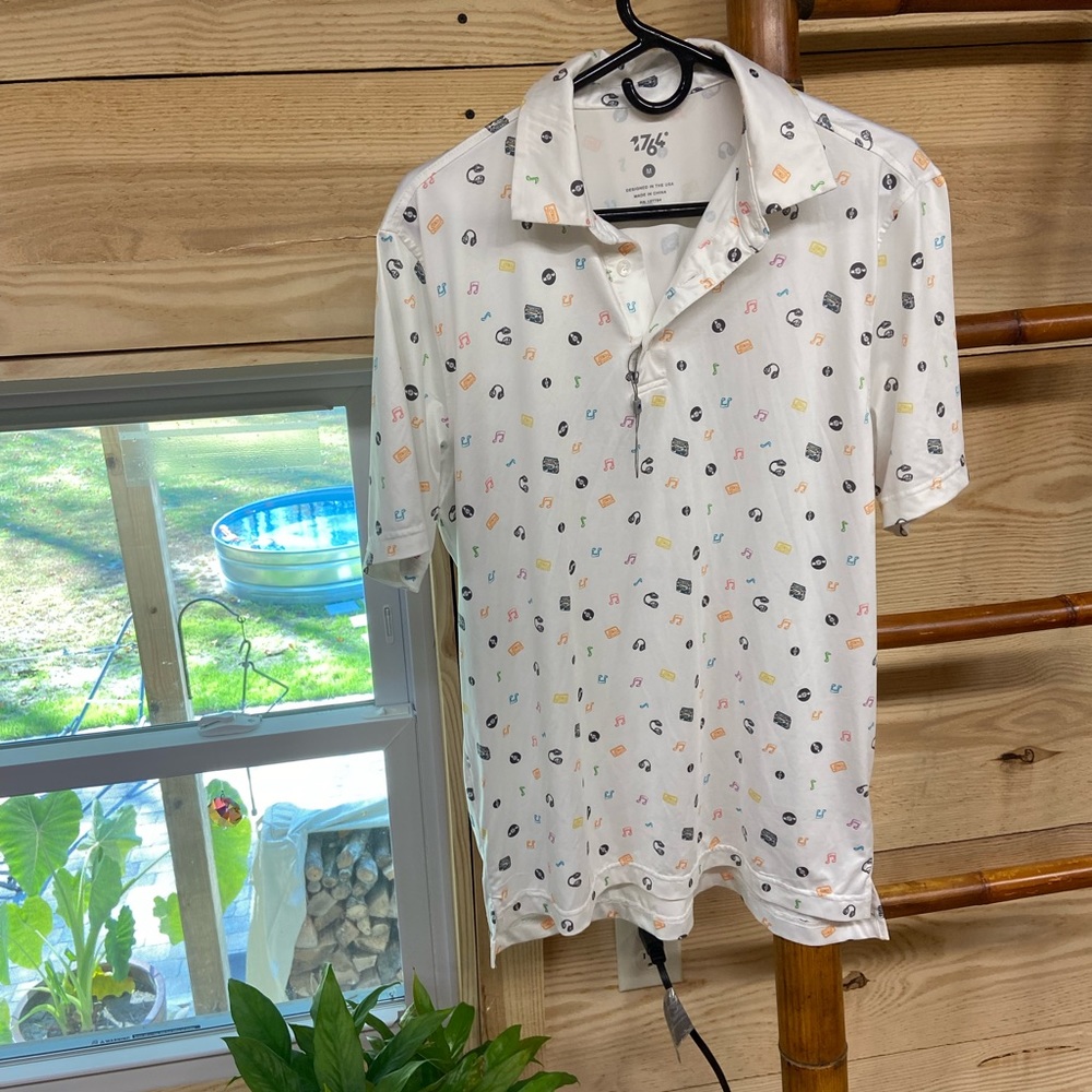 1764 golf polo new size medium